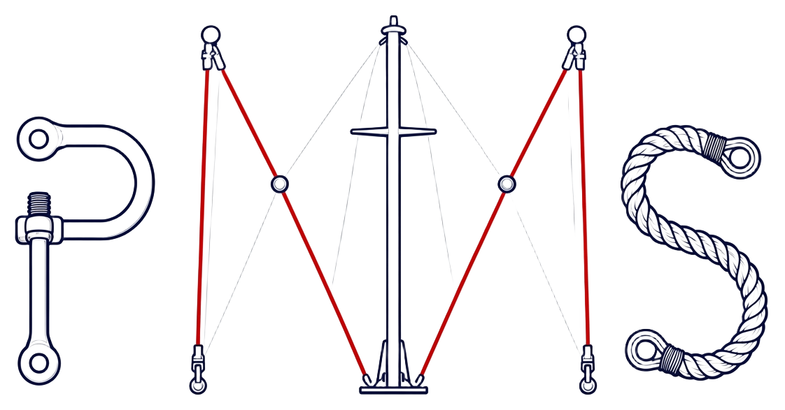 PMS Yacht Logo — Tekne bakım yönetim sistemi